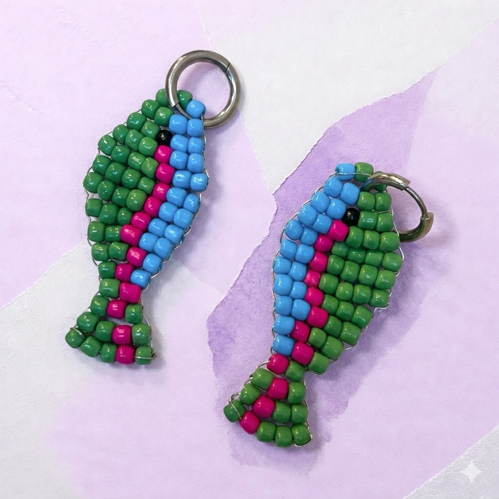 Sardinette  - Boucles d'oreilles
