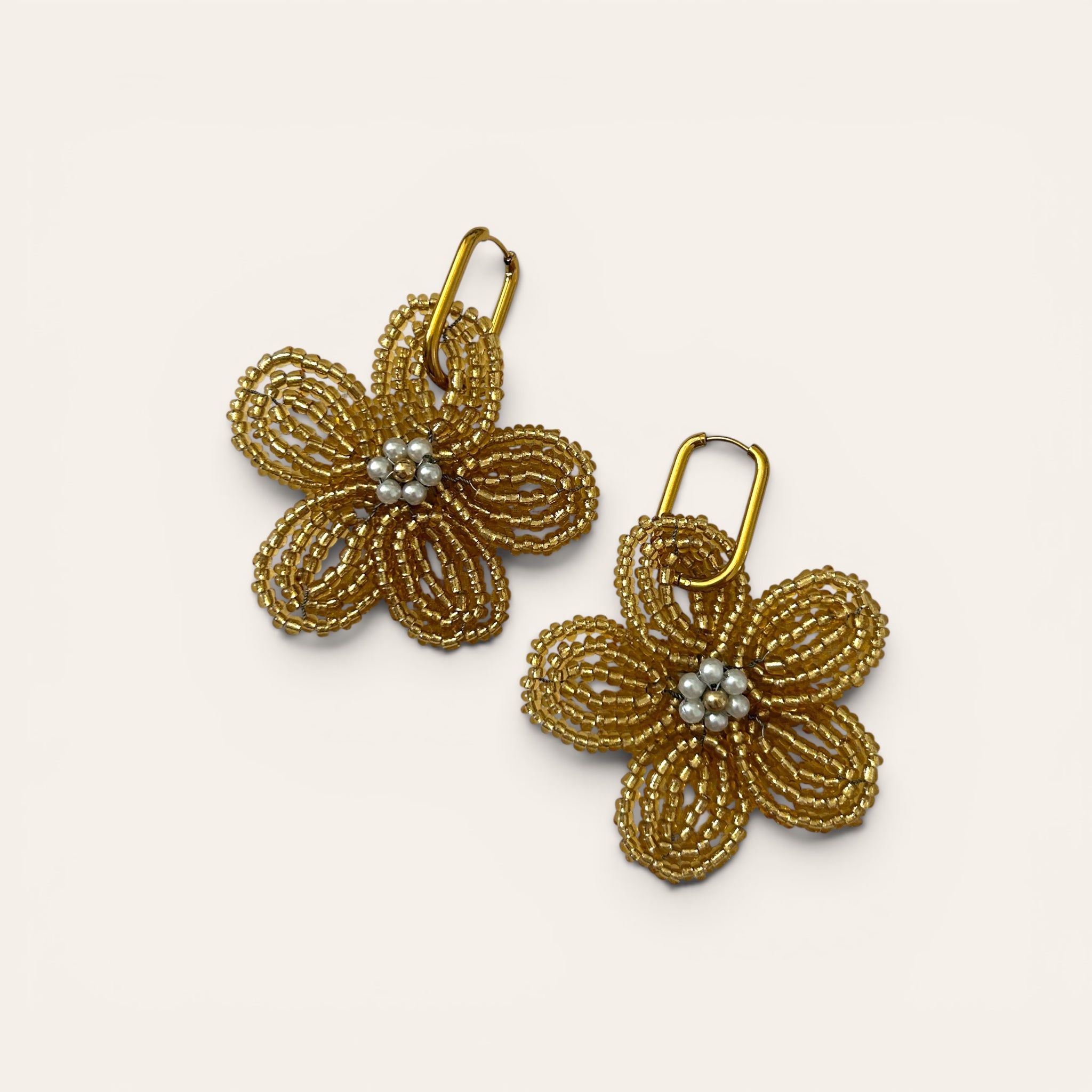 Ginette — Boucles d'oreilles faites main | Perle Moi Ça